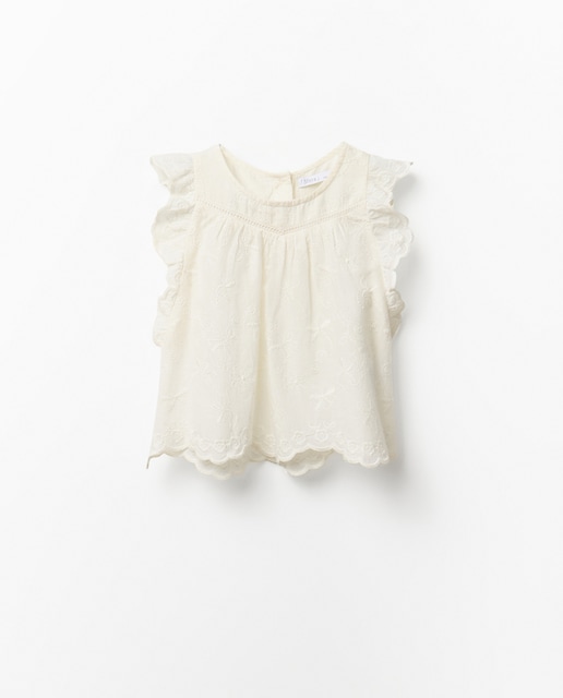 Imagem 0 de Blusa em Tecido Bordado