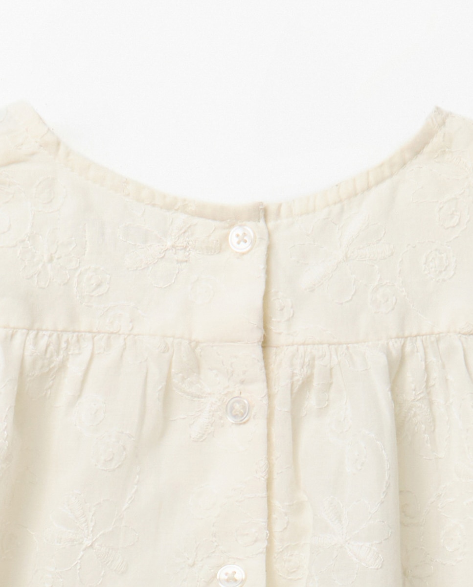 Blusa em Tecido Bordado Sfera Cru-4
