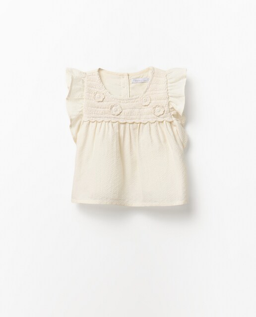 Imagen 0 de Blusa dobby canesú