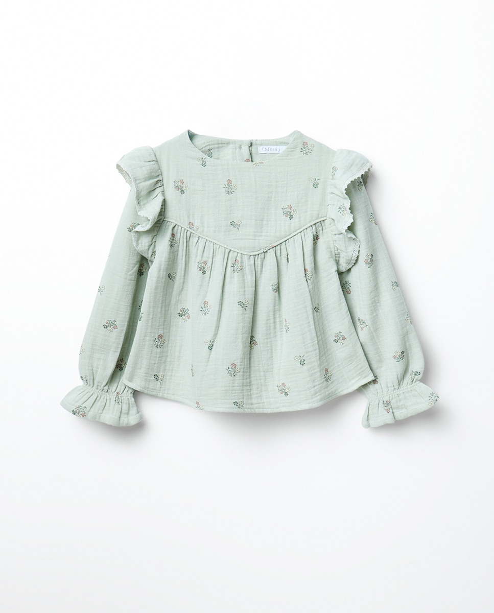 Imagem 0 de Blusa Ondulada com Estampado