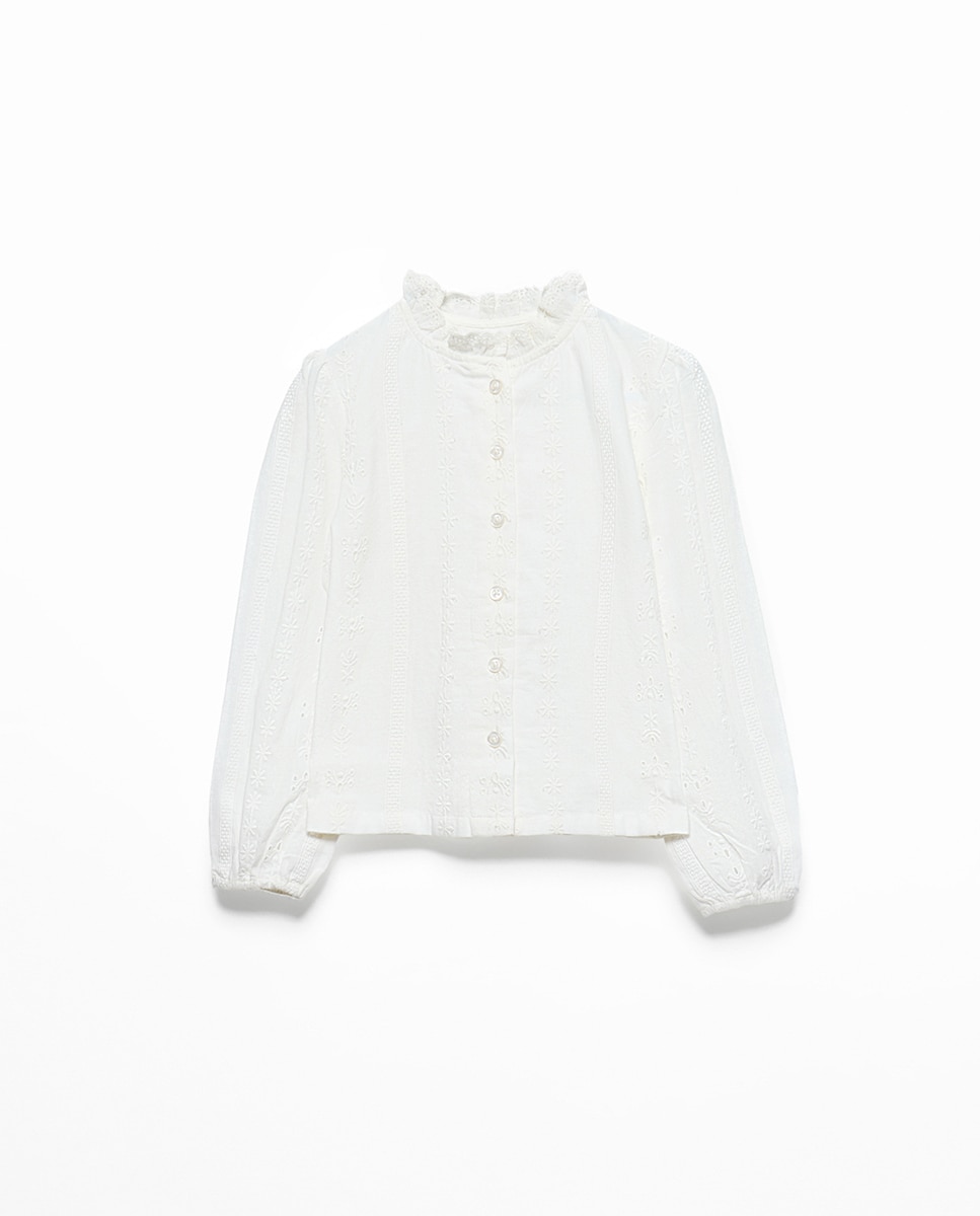 Imagen 1 de Blusa tejido fantasia - Sfera - 120 Crudo 120 Crudo