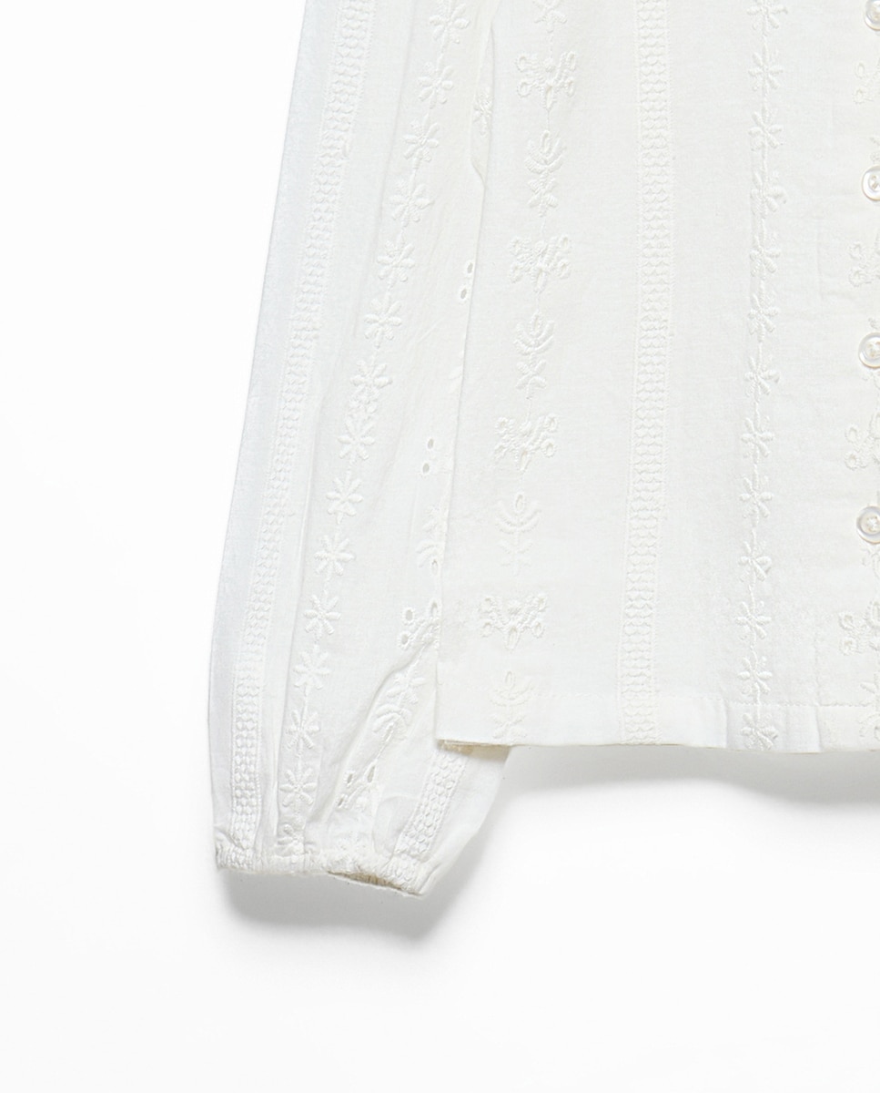 Imagen 3 de Blusa tejido fantasia - Sfera - 120 Crudo 120 Crudo