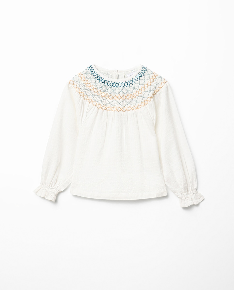 Blusa cuello sin manga - Sfera - 120 Crudo 120 Crudo-1