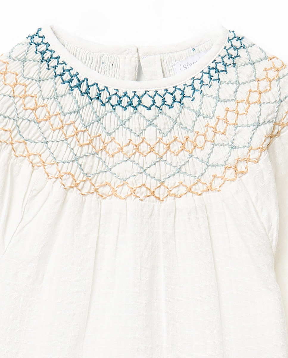 Blusa cuello sin manga - Sfera - 120 Crudo 120 Crudo-2