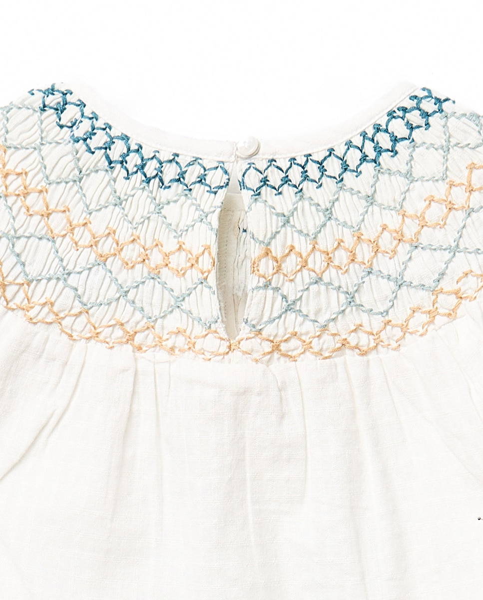 Blusa cuello sin manga - Sfera - 120 Crudo 120 Crudo-4