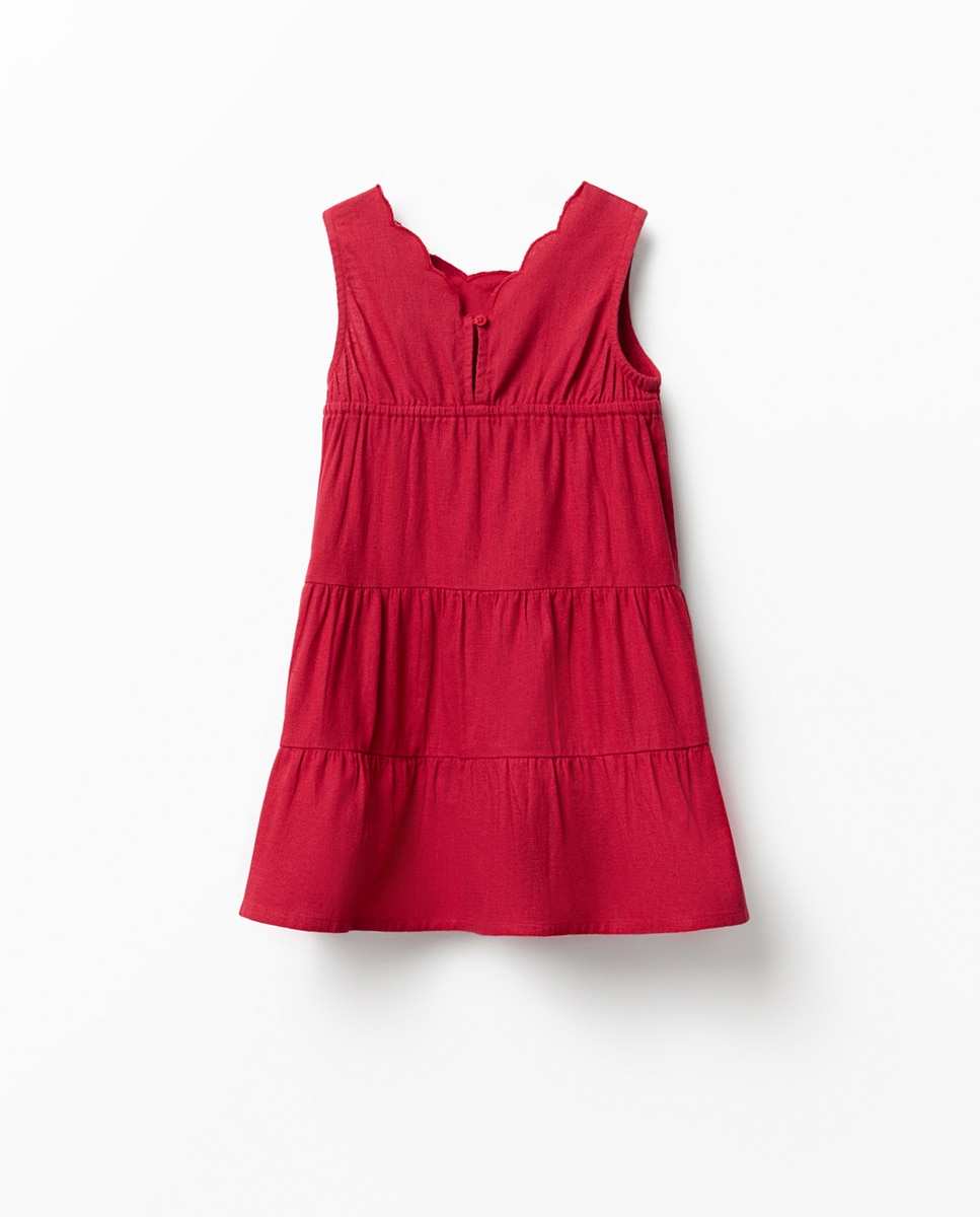 Vestido Rodado Sfera Vermelho-3