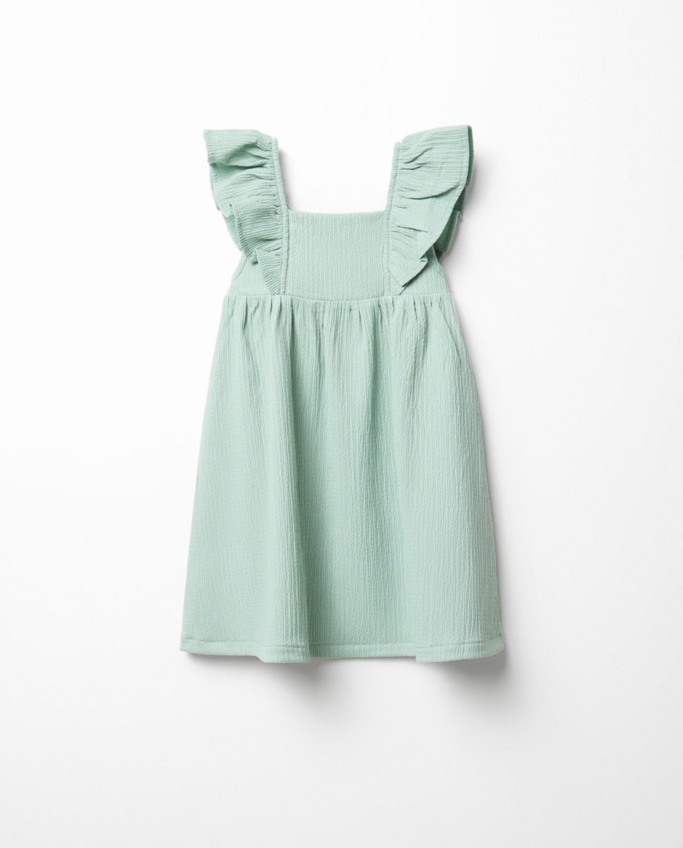 Vestido Liso com Estrutura Sfera Verde-4