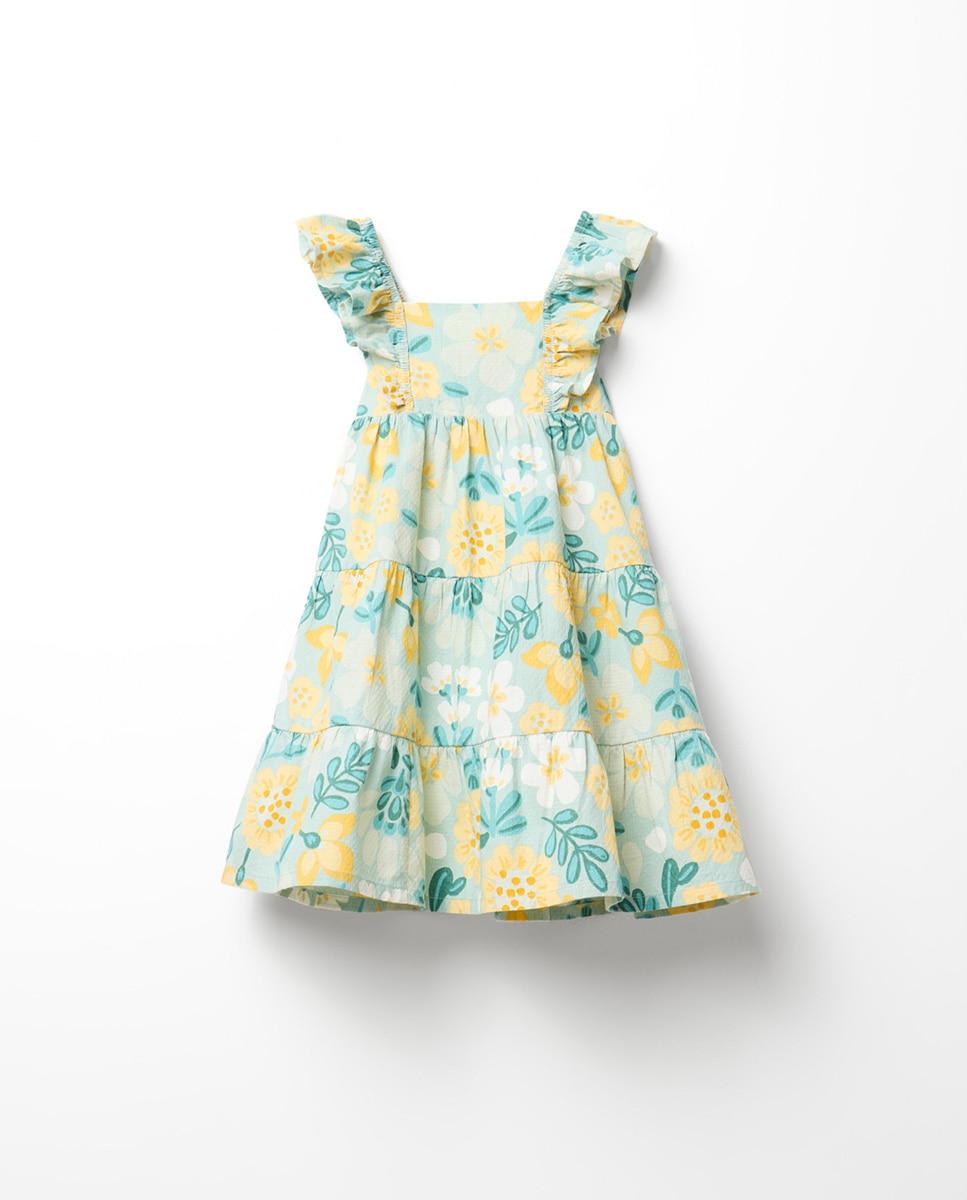 Imagem 0 de Vestido Dobby com All Over Print