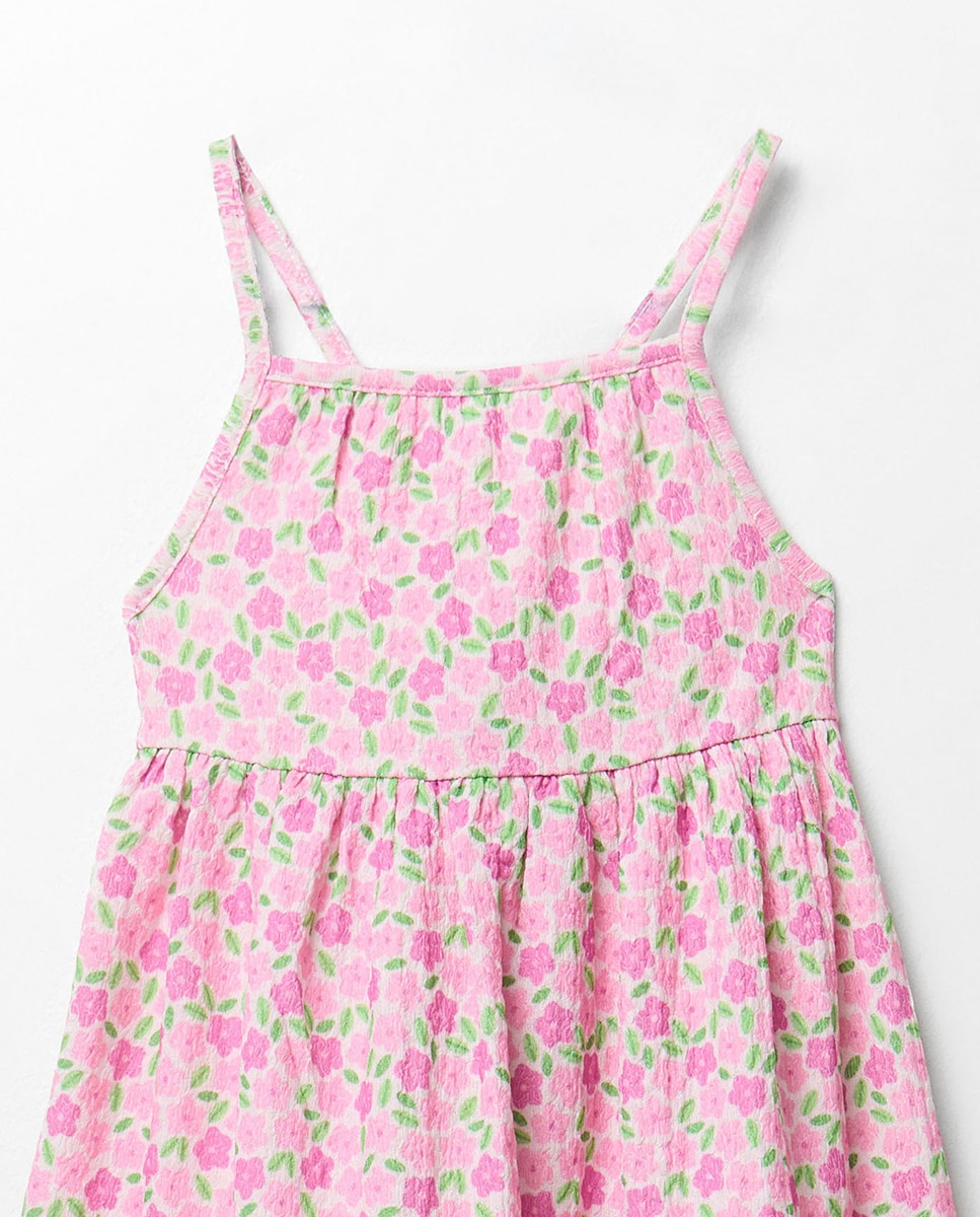 Vestido com Textura Flor Sfera Lilás-9