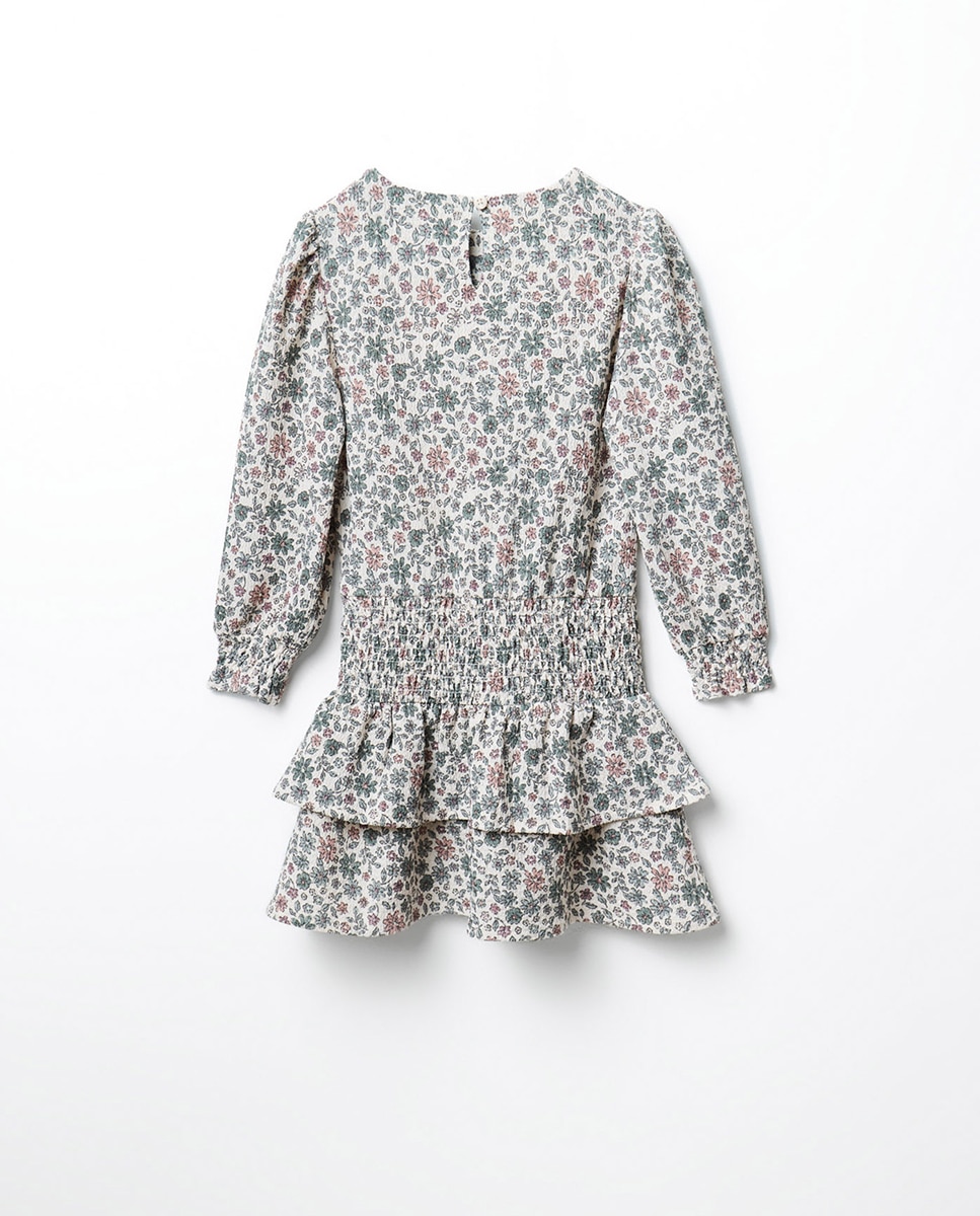 Vestido Terry de Ganga com Saia e Capa Sfera Bege-3