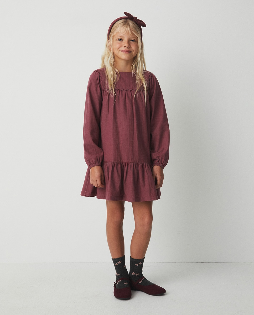 Imagen 0 de Vestido dobby fantasía