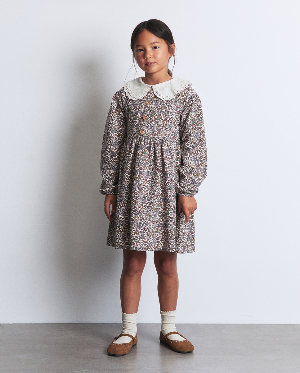Imagen 1 de Vestido piqué 130 Marfil