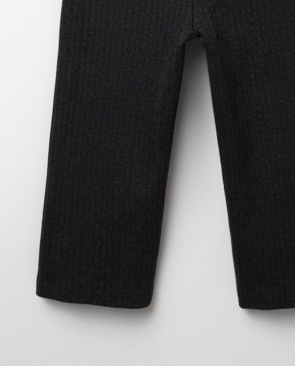 Jardineiras com Jacquard e Tachas 830 Antracite-3