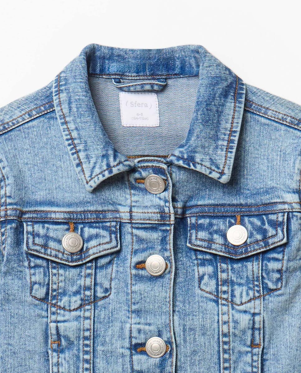 Blusão de Ganga Azul-claro-2