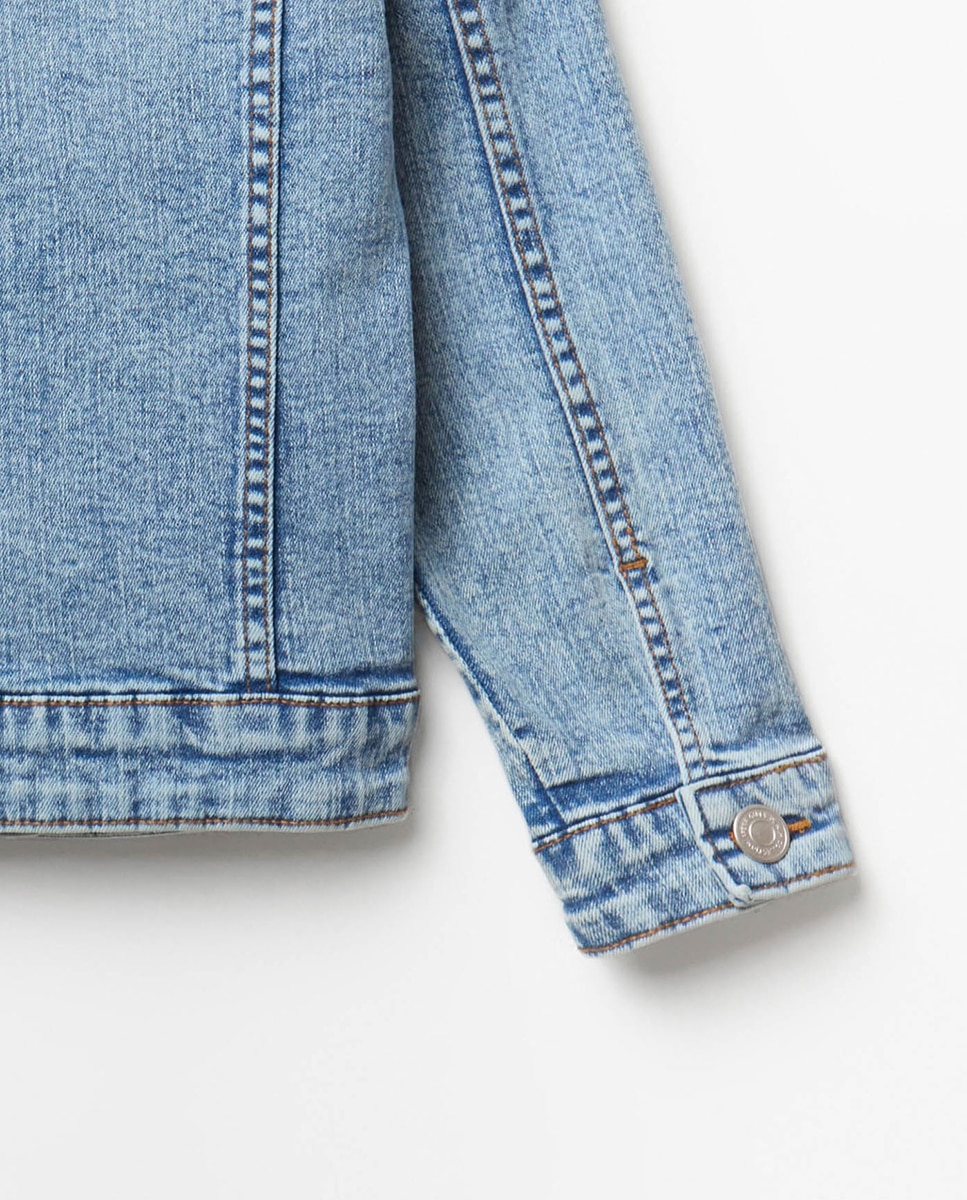 Blusão de Ganga Azul-claro-6