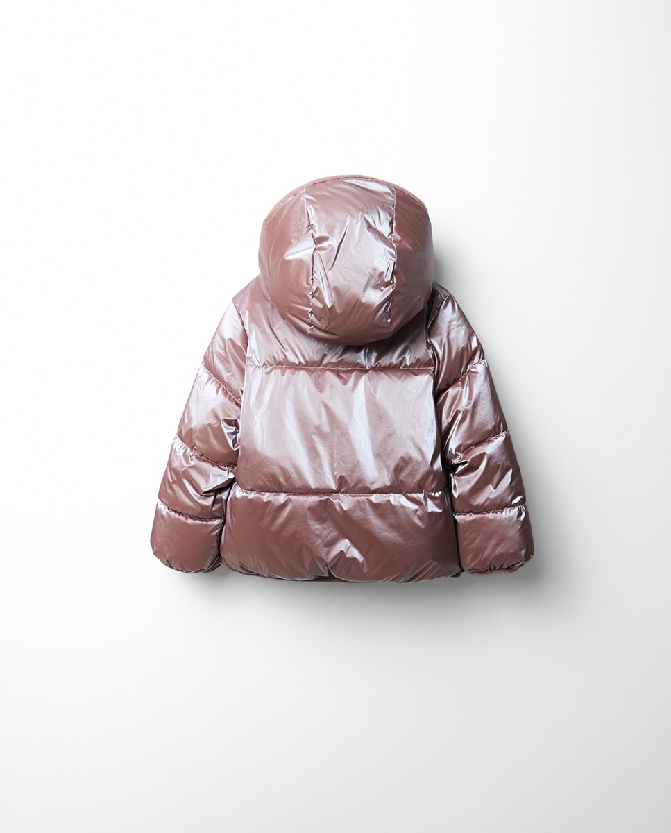 Sobretudo Reversível Iridescente Sfera 200 Rosa-5