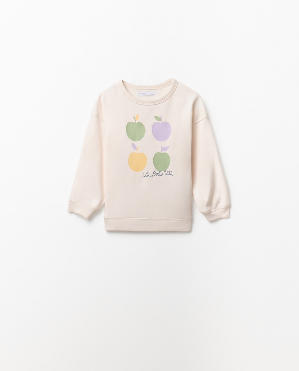 Imagen 0 de Sudadera print Crudo