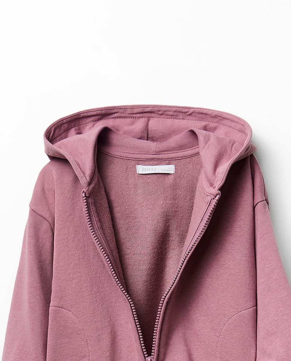 Sweatshirt Aberta Lisa Sfera 230 Rosa Escuro-6