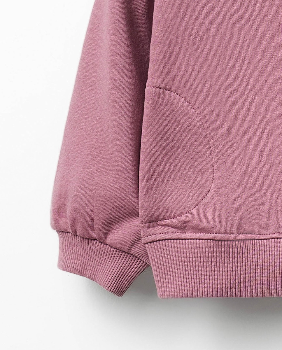 Sweatshirt Aberta Lisa Sfera 230 Rosa Escuro-7