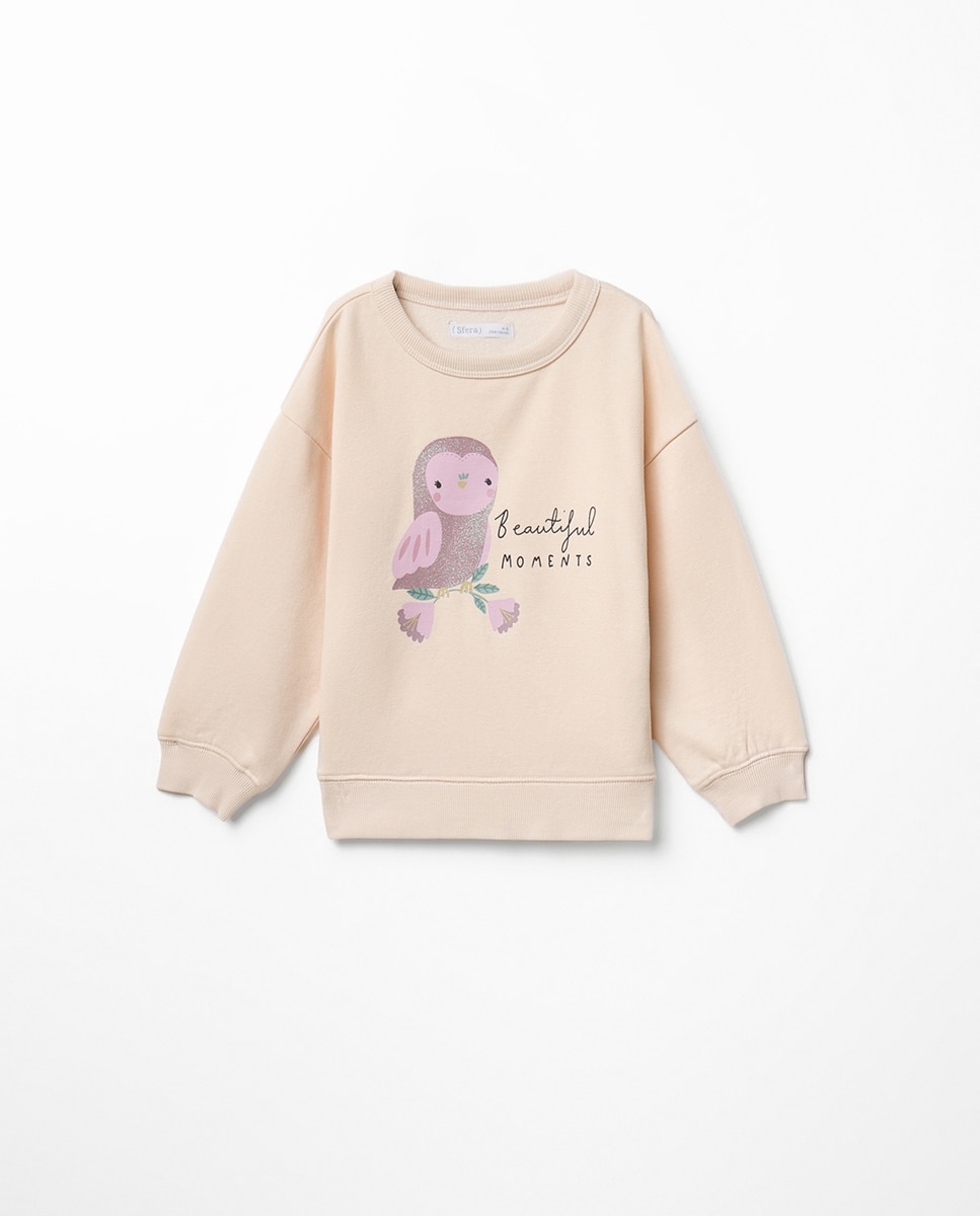 Imagem 0 de Sweatshirt com Motivo de Mocho