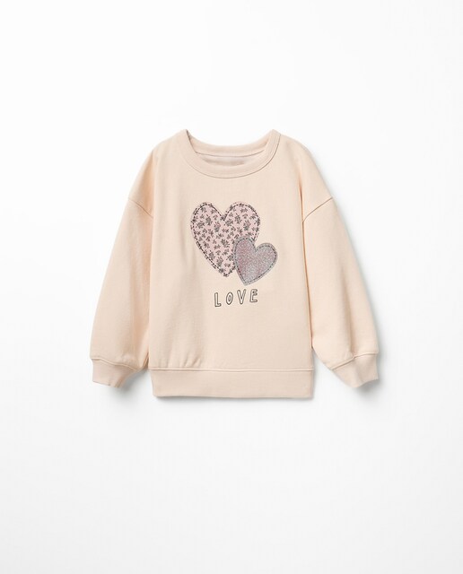 Imagen 0 de Sudadera motivo corazón