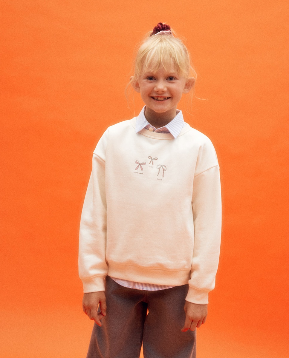 Imagen 0 de Sudadera basic lazos