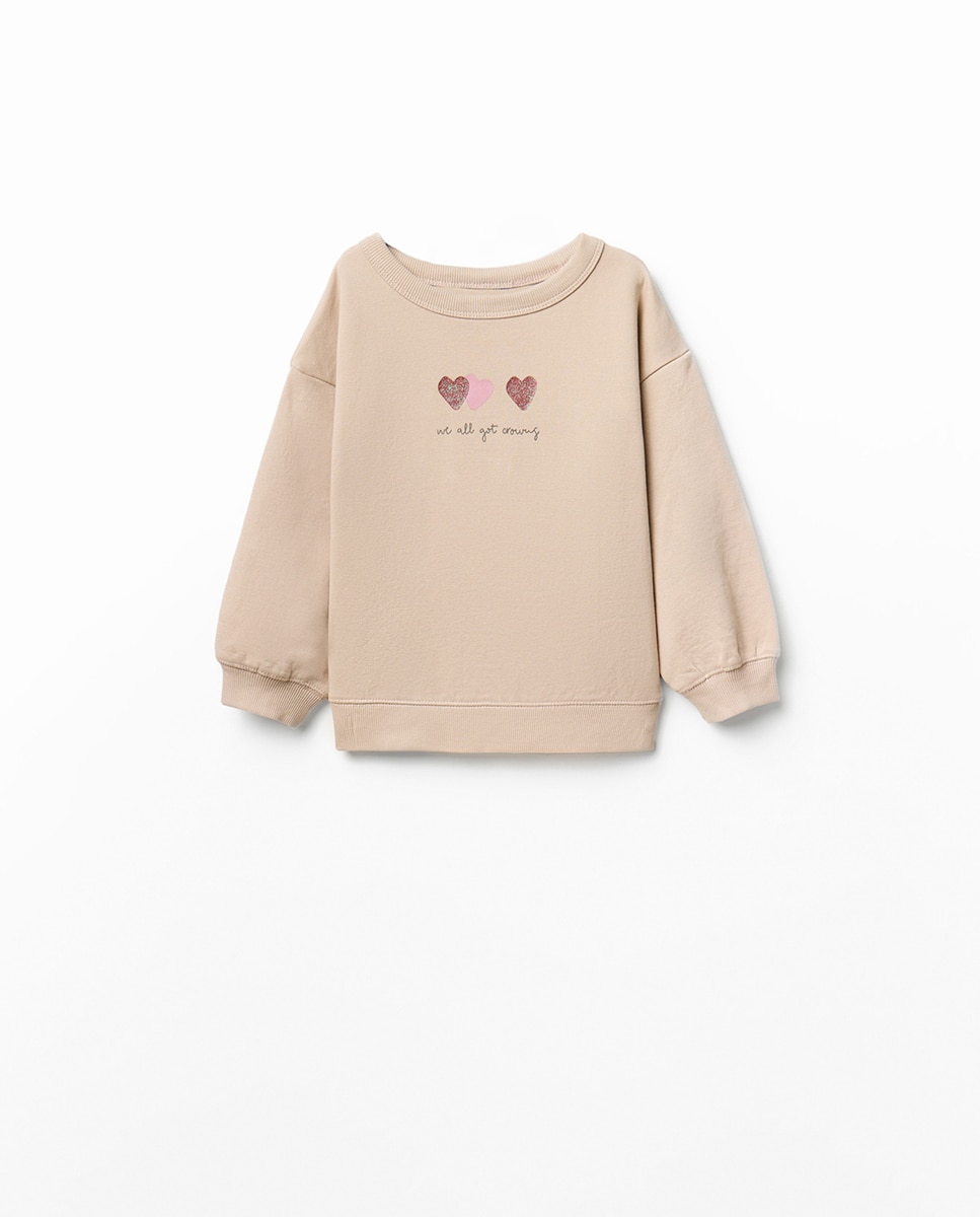 Imagem 0 de Sweatshirt Basic com Corações