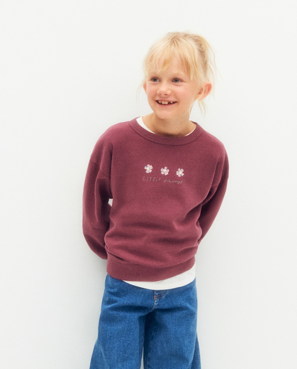 Imagen 0 de Sudadera basic flores
