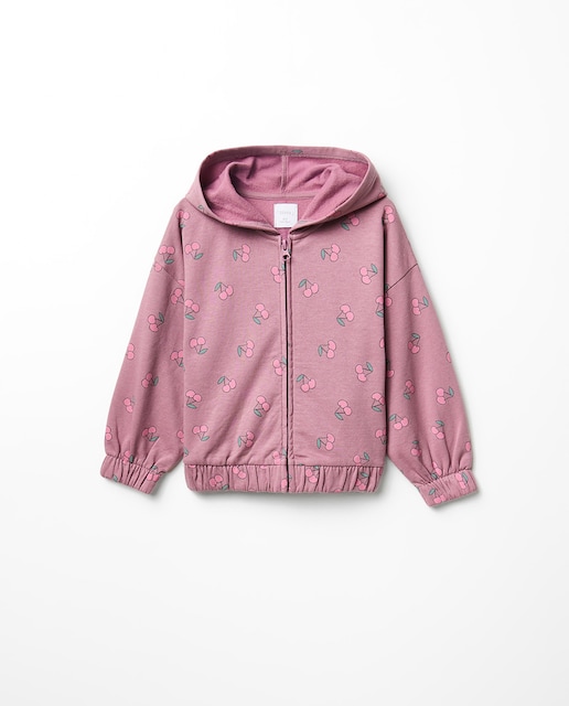 Imagen 0 de Sudadera abierta cerezas
