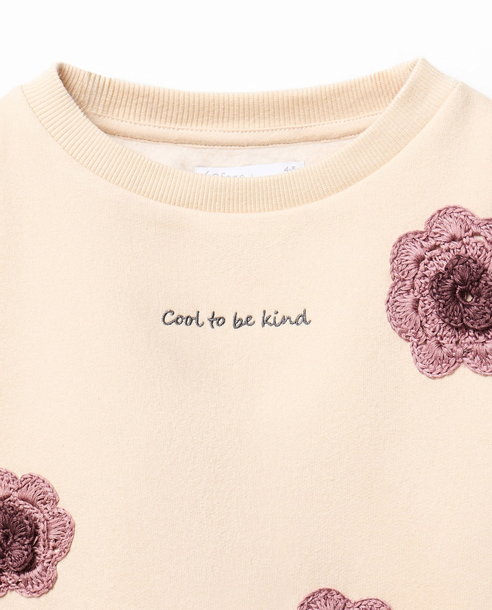 Sweatshirt Multi Crochets Sfera 120 Cru-2
