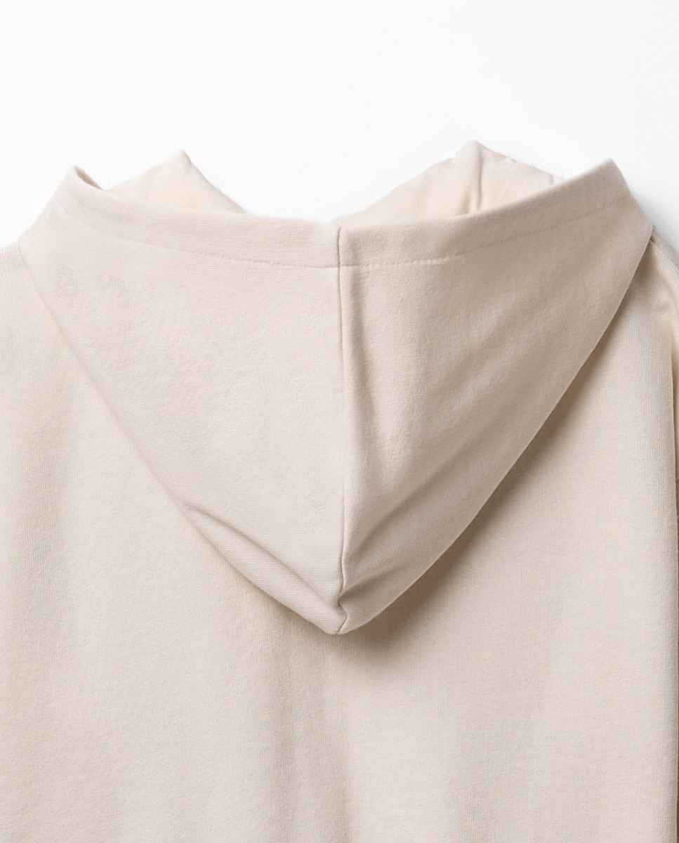 Sudadera abierta multiprints - Sfera - 120 Crudo 120 Crudo-3