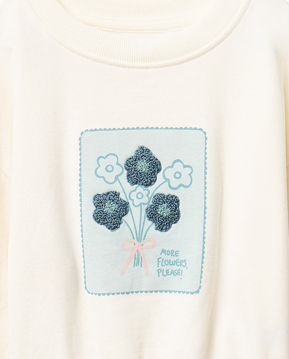 Sudadera picture towel patch - Sfera - 120 Crudo 120 Crudo-2