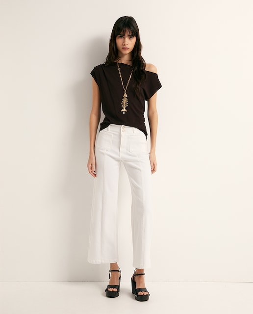 Imagen 0 de Jeans tobillero culotte