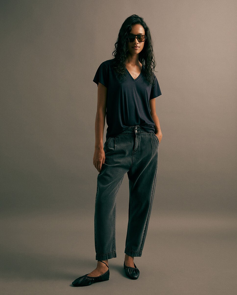 Imagem 0 de Jeans Baggy Tapered