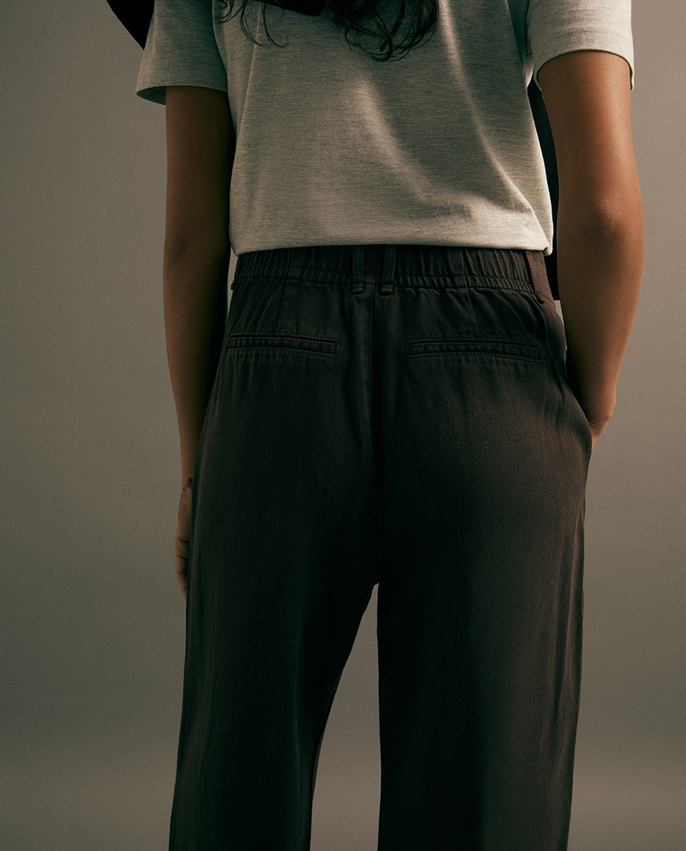 Jeans Baggy Tapered Chocolate-7