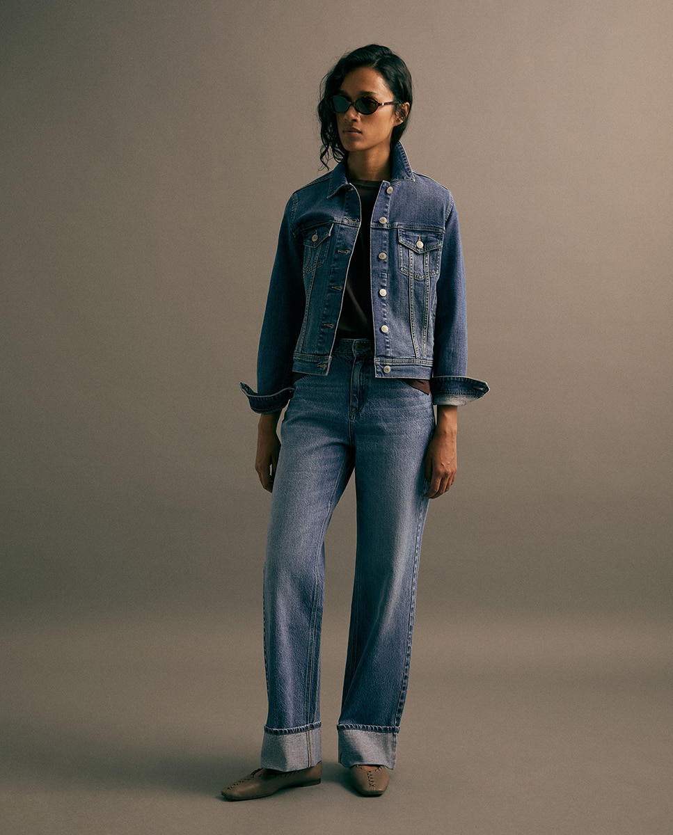 Jeans Straight Azul pálido-2