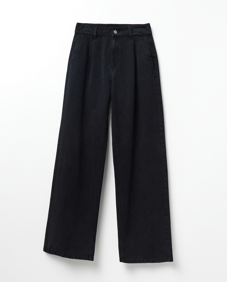 Jeans Wide Preto-9