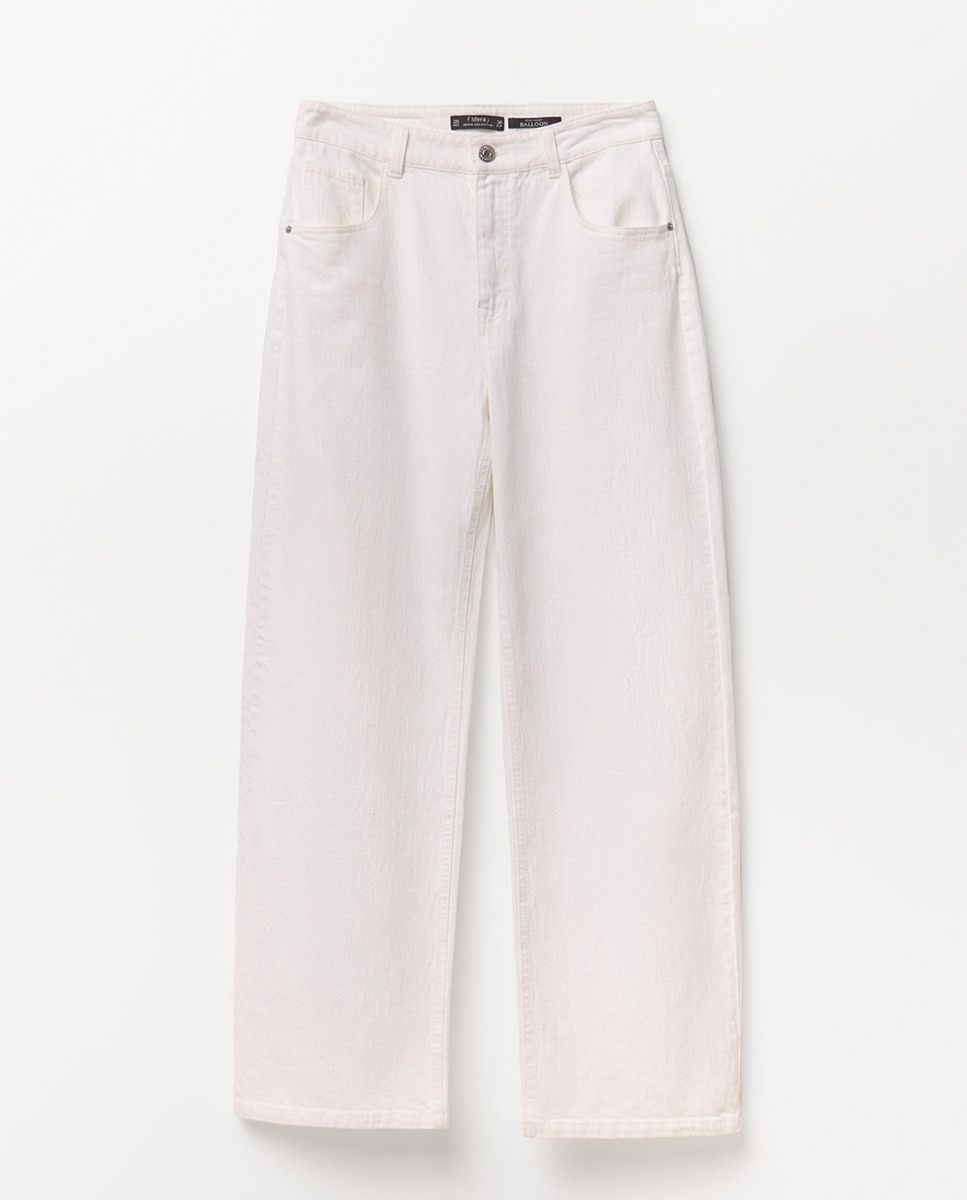 Jeans Balloon Branco-marfim-9