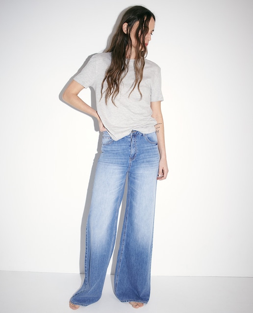 Imagen 0 de Jeans palazzo cintura