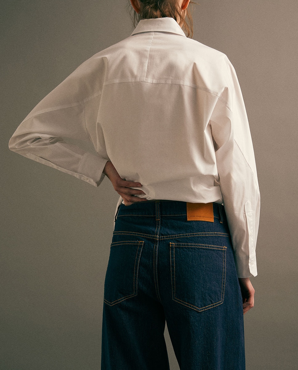 Jeans Straight Largas Índigo-6