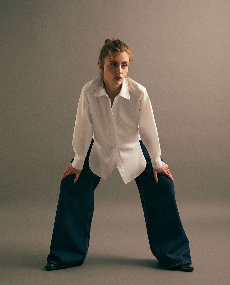 Jeans Straight Largas Índigo-7