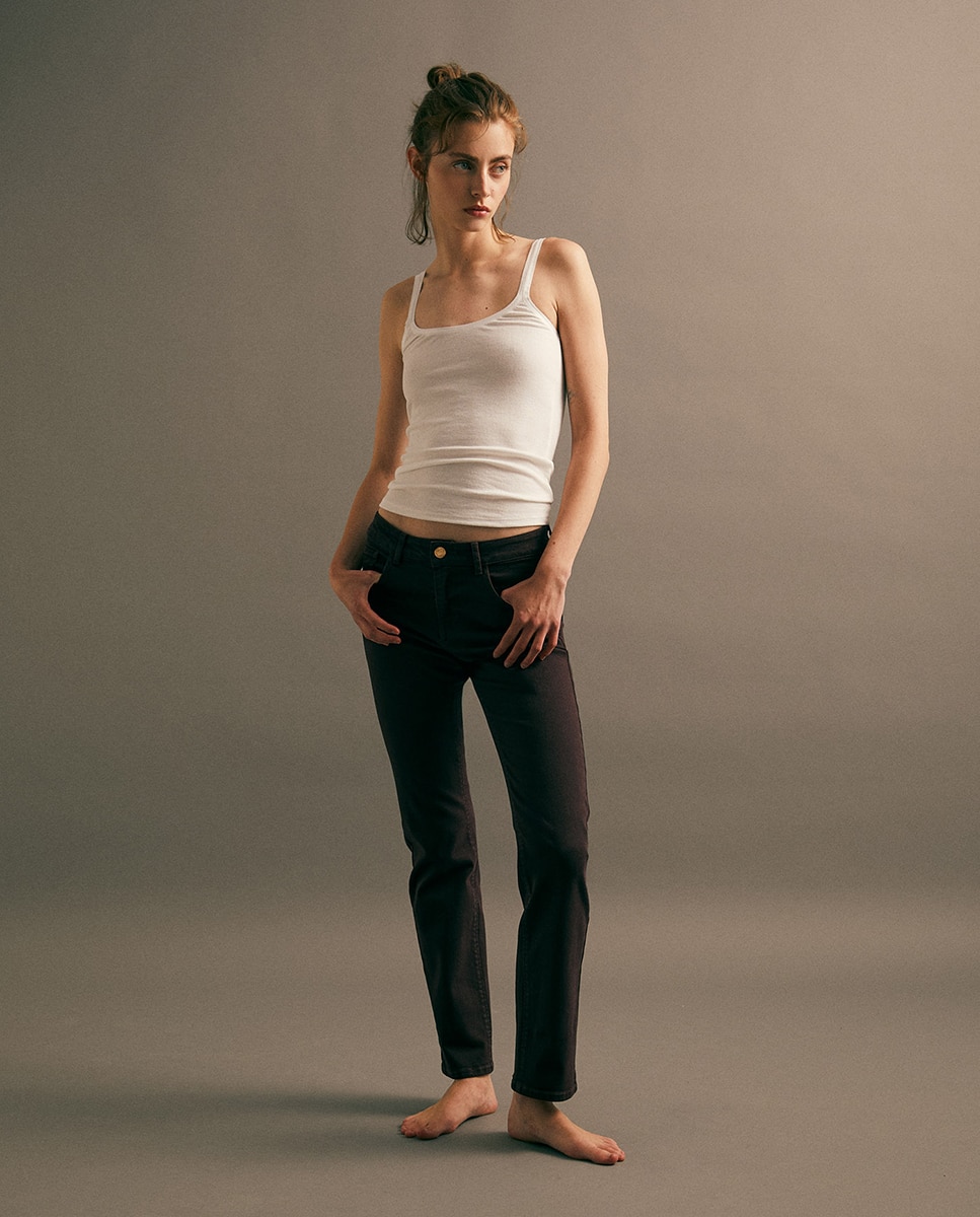 Imagen 0 de Jeans ajustado recto