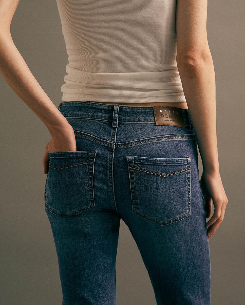 Jeans Straight Justas Azul Suave-6