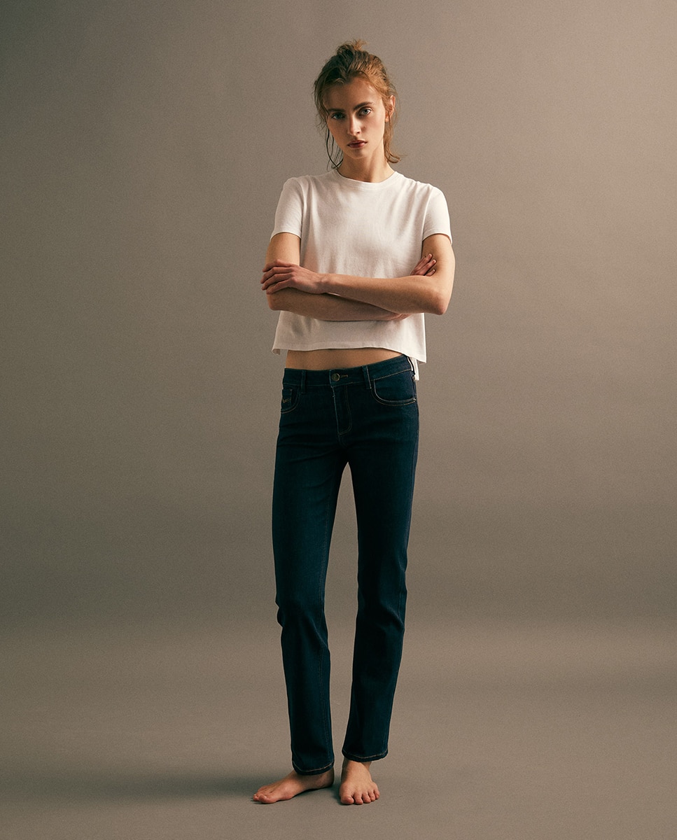 Imagen 0 de Jeans ajustado recto
