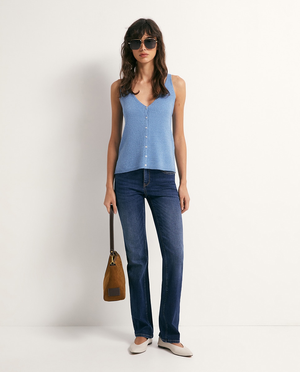 Imagem 0 de Jeans Straight Justas