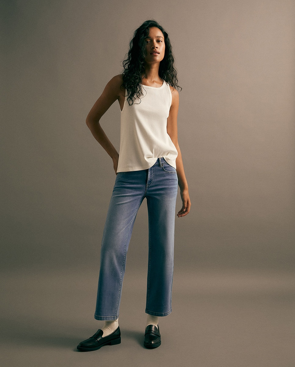 Imagen 0 de Jeans tobillero recto