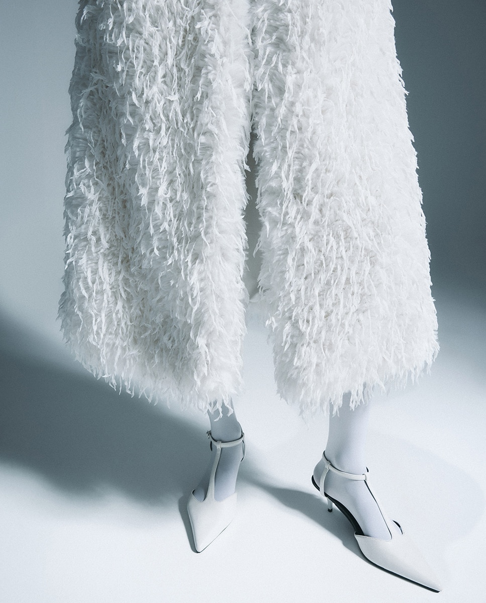 Sapatos de Presilha com Tacão Woman Branco-1