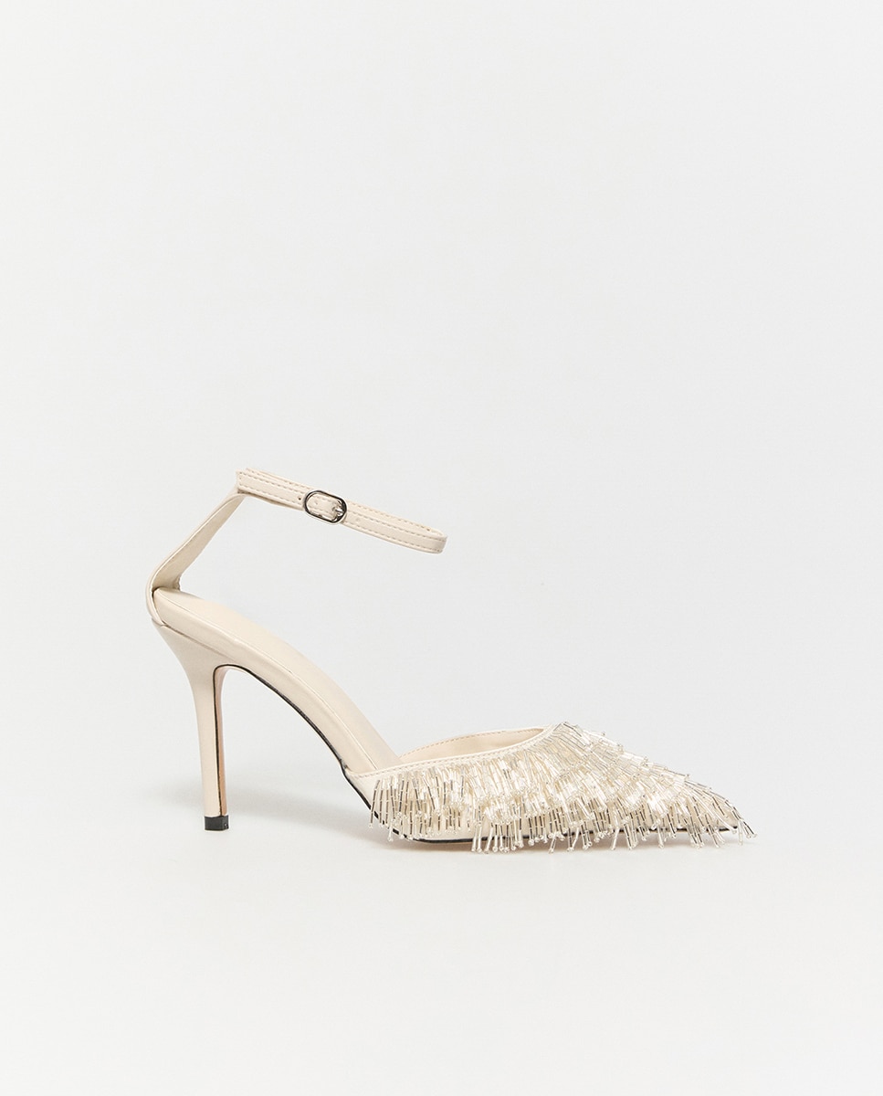 Stilettos Woman com Contas Vison Claro-3