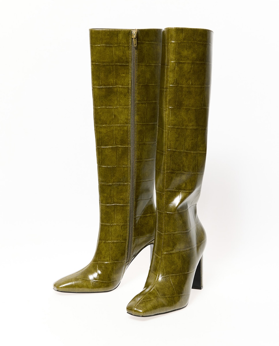 Botas Crocodilo Limited Edition 560 Azeitona-2