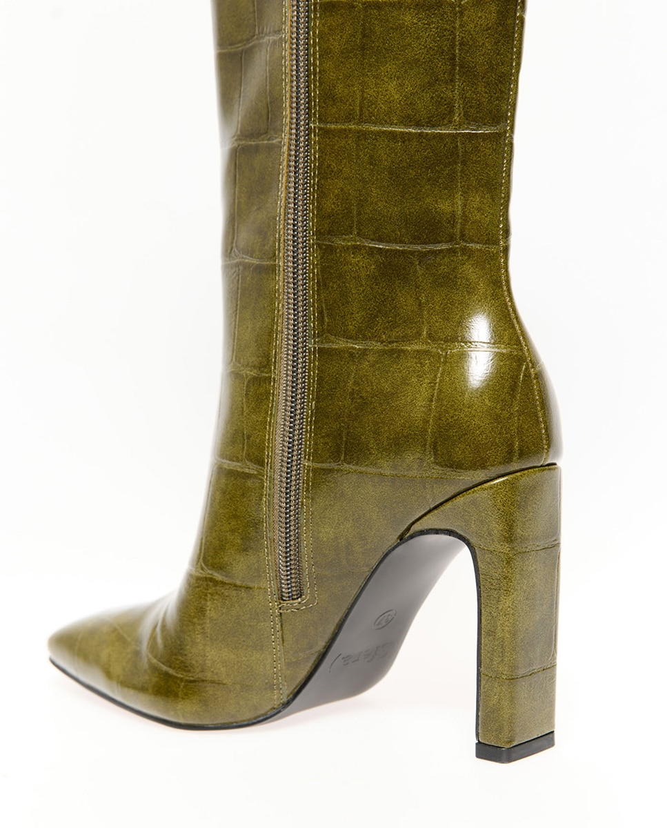 Botas Crocodilo Limited Edition 560 Azeitona-4